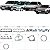 KIT JUNTA CABEÇOTE TAMPA VALVULA COLETOR ADMISSÃO CARTER RETENTOR ASTRA 94/96 2.0 8V KADETT IPANEMA 92/96 2.0 MONZA 92/96 2.0 OMEGA SUPREMA 93/96 2.0 VECTRA 93/96 2.0 92 93 94 95 96 JTA. CABECOTE PADRÃO) 79532 - Imagem 1