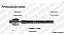 BARRA BRAÇO AXIAL CORSA 94/99 TIGRA 97/00 94 95 96 97 98 99 00 AMD28958/680169/17011411 MACHO - Imagem 1