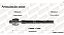BARRA BRAÇO AXIAL COBALT 11/16 ONIX PRISMA 12/16 SONIC 12/14 SPIN 12/16 11 12 13 14 15 16 AMD27013/680494/17011410/AX13/BA8647 MACHO - Imagem 1