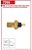CEBOLINHA ÓLEO INTERRUPTOR SENSOR FIORINO 89/91 86 87 88 89 90 91 DIESEL RALLYE TURBO M7266/13027 - Imagem 1