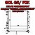 RADIADOR FOX GOL SAVEIRO SPACEFOX VOYAGE 1.0/1.6/1.8 06/18 06 07 08 09 10 11 12 13 14 15 16 17 18 SISTEMA "ABRAÇADEIRAS" (MODERNO) SEM AR RD6527E/IRB48108/BC2614702450/735123R/NT20735.523 - Imagem 1