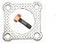 KIT JUNTA ESCAPAMENTO ESCORT 93/03 LOGUS 93/97 VERONA SAPÃO 93/97 93 94 95 96 97 KC70106 - Imagem 1