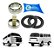 KIT ROLAMENTO RODA TRASEIRO TRASEIRA KOMBI 1.4/1.6 8V 98/05 98 99 00 02 03 04 05 IRB351 - Imagem 1