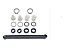 KIT TRAMBULADOR ALAVANCA CÂMBIO MARCHA CORSA 02/10 1.0/1.8 MPFI 02 03 04 05 06 07 08 09 10 KC30074/D200.20/AMD65974 - Imagem 1