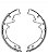 SAPATA FREIO CORSA 94/02 CLASSIC 1.0 10/18 AGIE 1.4 09/13 94 95 96 97 98 99 00 01 02 03 04 05 06 07 08 09 10 11 12 13 14 15 16 17 18 SYL201703/CB49CPA - Imagem 1