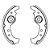 SAPATA FREIO 147 ELBA FIORINO PREMIO UNO IBIZA 84/93 84 85 86 87 88 89 90 91 92 93 94 95 96 97 98 99 00 01 02 03 04 05 06 07 08 09 SYL203000 - Imagem 1