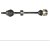 SEMI EIXO JUNTA HOMOCINÉTICA GOL PARATI 1.0 8V/16V MI G3/G4 97/09 97 98 99 00 01 02 03 04 05 06 LADO DIREITO (PASSAGEIRO) VT9507/DG89042 - Imagem 1