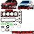 KIT JUNTA CABEÇOTE TAMPA VALVULA COLETOR ADMISSÃO CARTER RETENTOR CELTA 03/06 1.4 8V CORSA 1.4 8V 94/96 (EFI 1 BICO) 94 95 96 03 04 05 06 79520/121253PK - Imagem 1