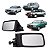 ESPELHO RETROVISOR GOL PARATI SAVEIRO 88/95 COM CONTROLE LADO DIREITO (PASSAGEIRO) 87 88 89 90 91 92 93 94 95 QUADRADO CHINÊS G1 RX1106/RP352 - Imagem 1