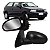 ESPELHO RETROVISOR GOL SAVEIRO PARATI 95/99 G2 BOLA 2 PORTAS SEM CONTROLE LADO ESQUERDO (MOTORISTA) 95 96 97 98 99 00 RX1113/RG951 - Imagem 1