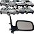 ESPELHO RETROVISOR GOL SAVEIRO PARATI G3/G4 4 PORTAS SEM CONTROLE LADO ESQUERDO (MOTORISTA) 99 00 01 02 03 04 05 06 RX1121/RG915 - Imagem 1