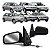 ESPELHO RETROVISOR GOL SAVEIRO PARATI G3/G4 4 PORTAS COM CONTROLE LADO DIREITO (PASSAGEIRO) 99 00 01 02 03 04 05 06 RX1118/RG916 - Imagem 1