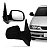 ESPELHO RETROVISOR GOL SPECIAL (MENOR PEQUENO) G3 2 PORTAS SEM CONTROLE LADO DIREITO (PASSAGEIRO) 99/06 99 00 01 02 03 04 05 06 RX1132/RG920 - Imagem 1