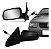 ESPELHO RETROVISOR SANTANA 97/06 97 98 99 00 01 02 03 04 05 06 COM CONTROLE LADO DIREITO (PASSAGEIRO) RX1138 - Imagem 1