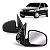 ESPELHO RETROVISOR CELTA 00/06  SEM CONTROLE LADO DIREITO (PASSAGEIRO) 00 01 02 03 04 05 06 RX2286 - Imagem 1