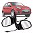 ESPELHO RETROVISOR FIESTA 03/14 03 04 05 06 07 08 09 10 11 12 13 14 COM CONTROLE LADO ESQUERDO (MOTORISTA) RX3339 - Imagem 1