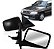 ESPELHO RETROVISOR ESCORT 93/96 93 94 95 96 SAPÃO COM CONTROLE LADO ESQUERDO (MOTORISTA) RX3341 - Imagem 1