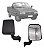 ESPELHO RETROVISOR FIORINO 91/96 91 92 93 94 95 96 FIXO LADO DIREITO (PASSAGEIRO) RX4400 - Imagem 1