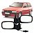 ESPELHO RETROVISOR UNO 01/04 01 02 03 04 2 PORTAS COM CONTROLE LADO ESQUERDO (MOTORISTA)  RX4417/RU543 - Imagem 1