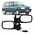 ESPELHO RETROVISOR UNO 01/04 01 02 03 04 4 PORTAS COM CONTROLE LADO ESQUERDO (MOTORISTA)  RX4421/RU573 - Imagem 1