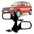 ESPELHO RETROVISOR UNO 05/08 05 06 07 08 2 PORTAS COM CONTROLE LADO DIREITO (PASSAGEIRO) RX4444 - Imagem 1