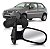 ESPELHO RETROVISOR PALIO STRADA 04/08 04 05 06 07 08 2 PORTAS SEM CONTROLE LADO DIREITO (PASSAGEIRO)  RX4450/RP660 - Imagem 1