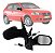 ESPELHO RETROVISOR PALIO STRADA 08/12 08 09 10 11 12 2 PORTAS COM CONTROLE LADO ESQUERDO (MOTORISTA)  RX4461/RP683 - Imagem 1
