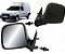 ESPELHO RETROVISOR FIORINO 12/22 12 13 14 15 16 17 18 19 20 21 22 COM CONTROLE  LADO DIREITO (PASSAGEIRO) RX4494 - Imagem 1