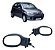 ESPELHO RETROVISOR C3 03/08 03 04 05 06 07 08 COM CONTROLE LADO DIREITO (PASSAGEIRO) RX7710 - Imagem 1