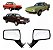 ESPELHO RETROVISOR UNIVERSAL F1 GOL PASSAT FUSCA BRASILA CORCEL VARIANT DEL REY PASSAT SAVEIRO VOYAGE PARATI 75/86 75 76 77 78 79 80 81 82 83 84 85 86 87 88 LADO ESQUERDO (MOTORISTA) RX6609 - Imagem 1