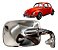 ESPELHO RETROVISOR FUSCA MEXICANO INOX CROMADO 78/96 78 79 80 81 82 83 84 85 86 87 88 89 90 91 92 93 94 95 96 LADO ESQUERDO (MOTORISTA) RX6633 - Imagem 1