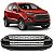 GRADE PARACHOQUE ECOSPORT 13/19 13 14 15 16 17 18 19 PRETO COM FRISOS CROMADOS CENTRAL RX11064 - Imagem 1