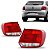 LANTERNA TRASEIRA GOL G6 12/16 BICOLOR CRISTAL MODELO VALEO 12 13 14 15 16 LADO DIREITO PASSAGEIRO - Imagem 1