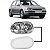 LENTE FAROL GOLF 99/06 SAPÃO 99 00 01 02 03 04 05 06 LADO ESQUERDO MOTORISTA - Imagem 1