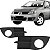 GRADE PARACHOQUE CLIO 06/12 06 07 08 09 10 11 12 COM FURO LADO ESQUERDO (MOTORISTA) 18407/8703 - Imagem 1
