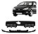 GRADE PEUGEOT 206 99/11 99 00 01 02 03 04 05 06 07 08 09 10 11 (MOTORISTA)TA 3PCS RX17001 - Imagem 1