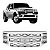 GRADE RANGER 10/19 10 11 12 13 14 15 16 17 18 19 CROMADA ZN14141136 - Imagem 1