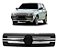 GRADE UNO FIORINO 08/12 08 09 10 11 12 PRETO FRISO CROMO RX13016 - Imagem 1