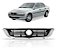GRADE VECTRA 97/06 97 98 99 00 01 02 03 04 05 06 PRETO COM CROMADO RX12017 - Imagem 1
