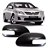 CAPA ESPELHO RETROVISOR COROLLA 08/13 08 09 10 11 12 13 COM SETA BLACK PIANO LADO ESQUERDO MOTORISTA 6651 - Imagem 1