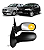ESPELHO RETROVISOR PALIO 04/08 04 05 06 07 08 4 PORTAS COM CONTROLE LADO DIREITO PASSAGEIRO RX4452 - Imagem 2