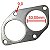 JUNTA FLANGE ESCAPAMENTO SAÍDA MONZA KADETT 20.134-JE/122205 - Imagem 2