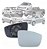 LENTE ESPELHO RETROVISOR GOL G6 G7 G8 FOX 10/ LADO ESQUERDO MOTORISTA 1018-E - Imagem 3