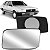 LENTE ESPELHO RETROVISOR SANTANA QUANTUM 85/90 85 86 87 88 89 90 LADO DIREITO PASSAGEIRO 1002-D - Imagem 2