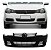 PARACHOQUE PARA-CHOQUE DIANTEIRO GOLF 07/14 07 08 09 10 11 12 13 14 PRETO LISO SEM FAROL 6132I - Imagem 3