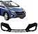 PARACHOQUE PARA-CHOQUE DIANTEIRO HB20X COM FURO 12/15 12 13 14 15 PRETO LISO 31514 - Imagem 2