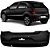 PARACHOQUE PARA-CHOQUE TRASEIRO GOL G6 12/ PRETO LISO COM SENSOR COM REF 6606 - Imagem 3