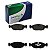 PASTILHA FREIO AGILE CELTA CLASSIC CORSA MONTANA PRISMA 1.0/1.4 12 13 14 15 16 17 ECO1451 - Imagem 2
