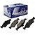 PASTILHA FREIO ASTRA CALIBRA VECTRA OMEGA 2.0/2.2 8V/16V 95 96 97 98 99 00 01 02 03 04 ECO1011 - Imagem 2