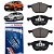 PASTILHA FREIO ECOSPORT FOCUS 1.6/2.0 16V 09 10 11 12 13 14 15 16 17 18 19 20 21 ECO1522 - Imagem 3